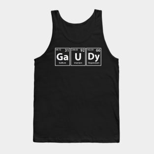 Gaudy (Ga-U-Dy) Periodic Elements Spelling Tank Top